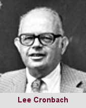 Lee Joseph Cronbach, psychologue (1916-2001).