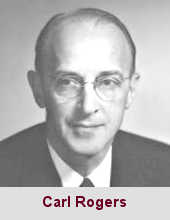 Carl Rogers, psychopédagogue (1902-1987).