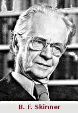 Burrhus Frederic Skinner, psychologue (1904-1990).